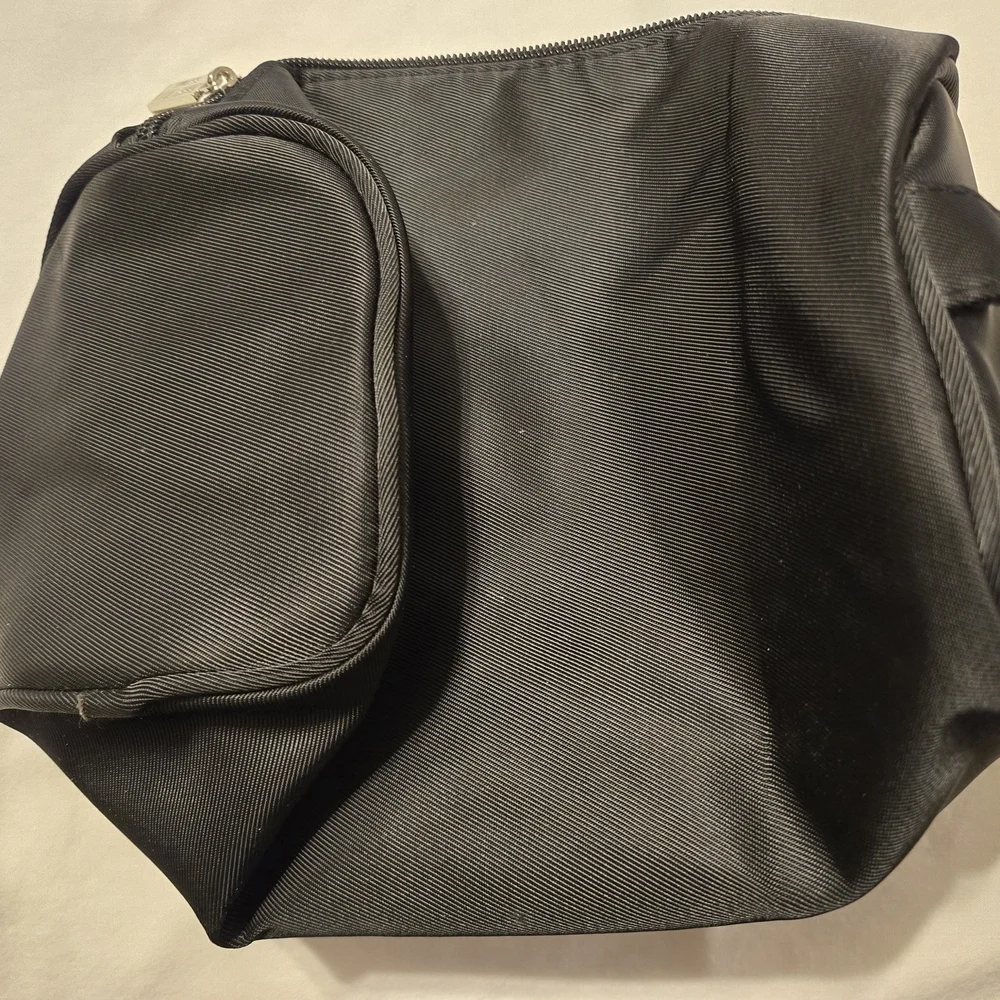 Jimmy Choo Parfum Black Logo Cosmetic Toiletry Bag 9x7